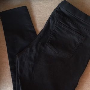 H&M Black Denim Ankle-Length  Leggings